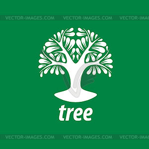 Logo tree - color vector clipart