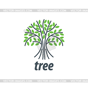 Logo tree - vector clipart