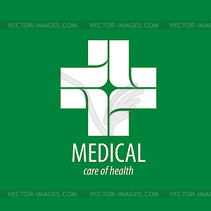 Logo medical - color vector clipart