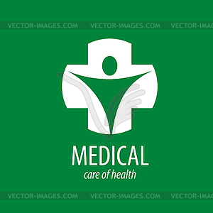 Logo medical - color vector clipart