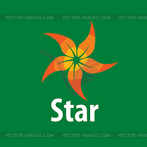 Logo star - vector image