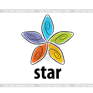 Logo star - vector clip art