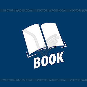 Sign book - vector EPS clipart