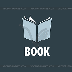 Знак книги - изображение в векторе