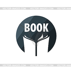 Sign book - vector clipart