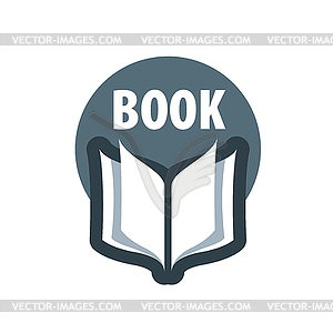 Sign book - vector image