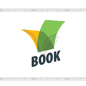 Sign book - stock vector clipart