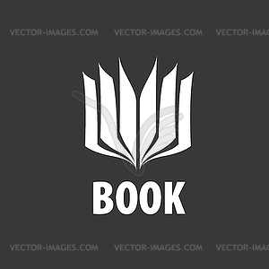 Sign book - vector image