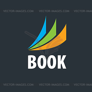 Sign book - vector image