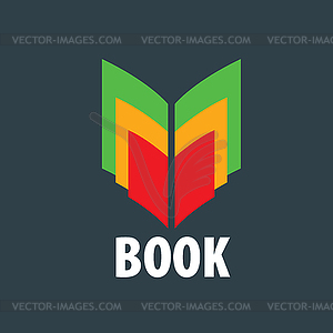 Sign book - vector image