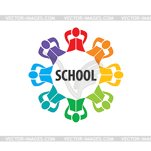 Logo School - stock vector clipart