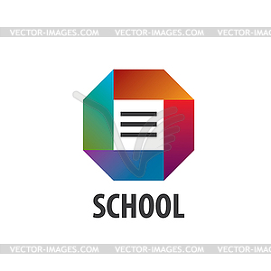 Logo School - vector clip art