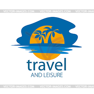 Logo travel - vector image