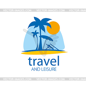 Logo travel - vector clip art