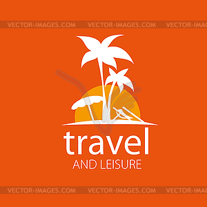 Логотип путешествия - клипарт в векторе