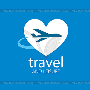 Travel logo - vector clip art