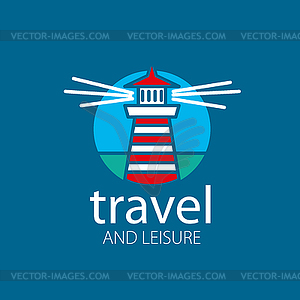 Lighthouse logo - vector image