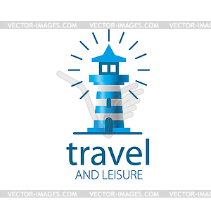 Lighthouse logo - vector image