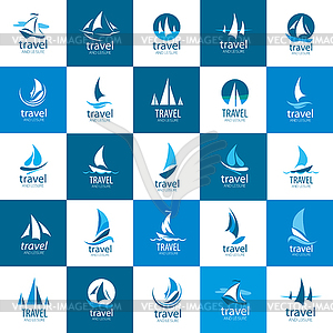 Logo Yacht - vector image