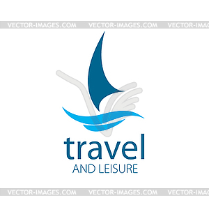 Logo Yacht - vector image