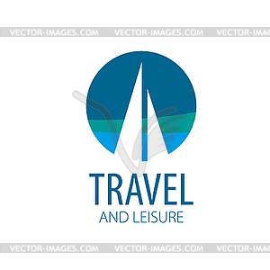 Logo Yacht - vector image