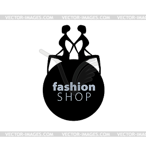 Logo girls - vector clip art