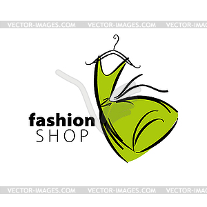 Logo clothing - vector image