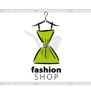 Logo clothing - vector image