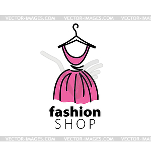 Logo clothing - vector image