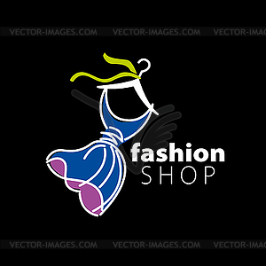 Logo clothing - stock vector clipart
