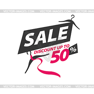 Sign for discounts - vector clipart