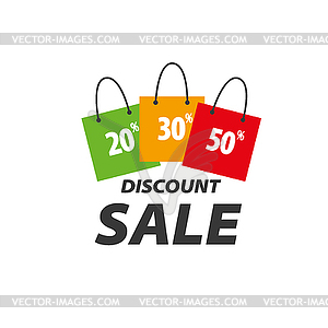 Sign for discounts - vector image