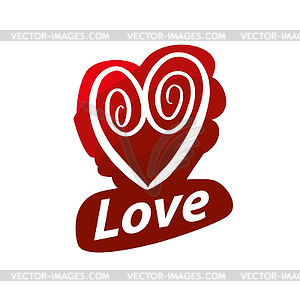 Logo heart - vector clipart