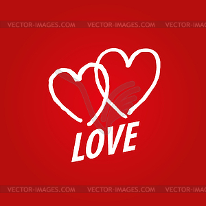 Logo heart - vector image