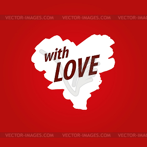 Logo heart - vector clipart