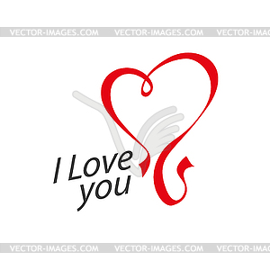 Logo heart - vector clipart