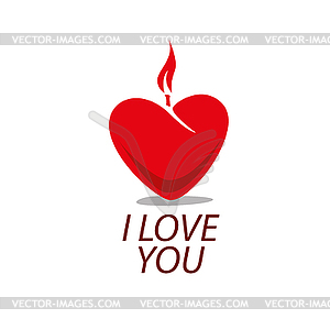 Logo heart - vector clipart