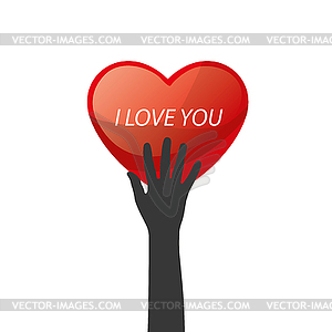 Logo heart - vector clipart
