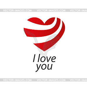 Logo heart - vector clipart