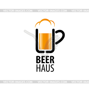 Beer logo - vector clip art