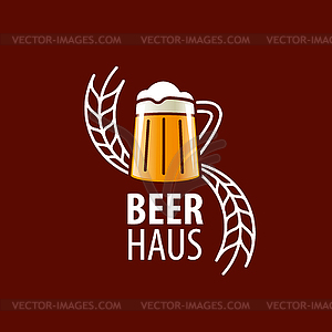 Beer logo - vector image