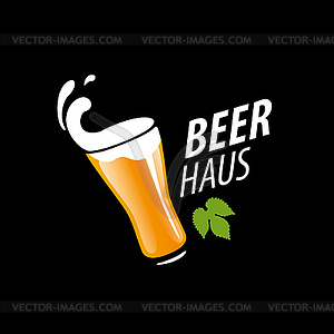 Beer logo - vector clip art