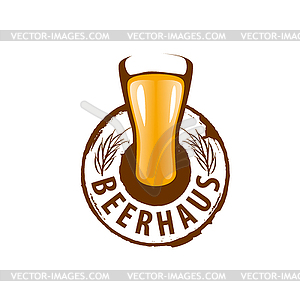 Beer logo - vector clip art