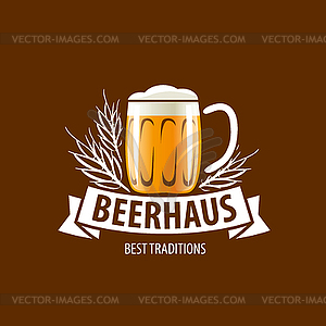 Beer logo - vector clipart