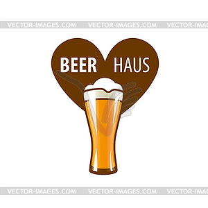 Beer logo - vector image