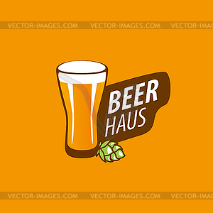 Beer logo - vector image