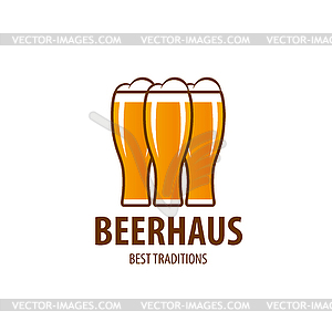 Beer logo - vector clipart