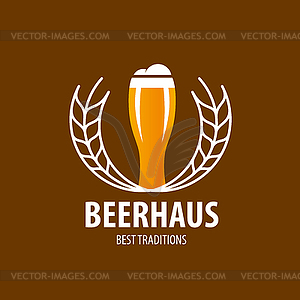Beer logo - vector image