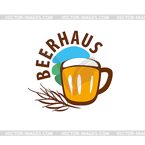 Beer logo - vector image
