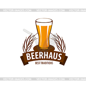 Beer logo - vector image